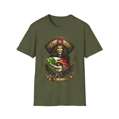 49ers Football Graphic Mexico Flag Image T-shirt For All Fans • $21.59