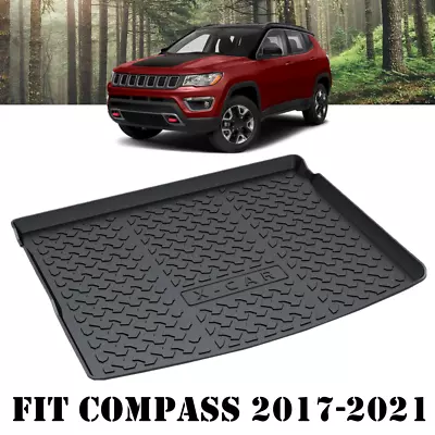 Heavy Duty Trunk Cargo Mat Boot Liner Luggage Tray For Jeep Compass 2017-2024 • $54.95