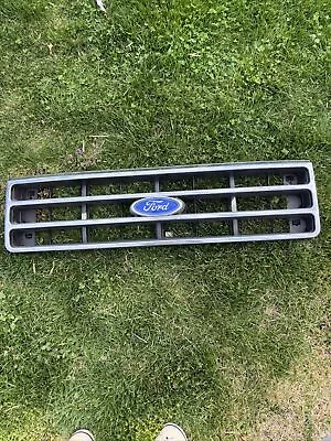 1987-1991 Ford Truck F150 F250 F350 Bronco Front Grill Grille Chrome Oem 87-91 • $35