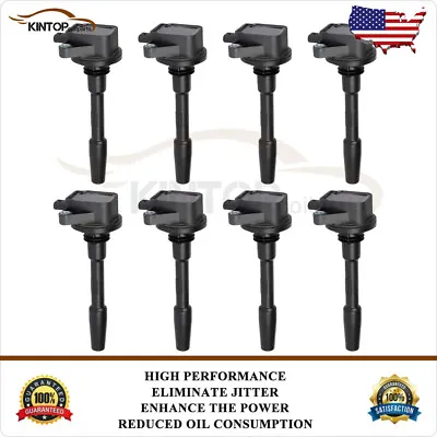 8Pcs Ignition Coil Fits 2018 2019 2020 2021 Ford F-150 Mustang V8 5.0L UF835 • $80.99