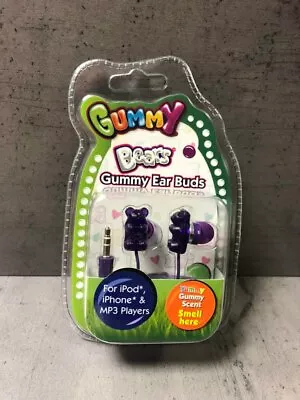 £9.95 • Buy In Ear Earphones Headphones Buds - 3.5mm Socket Jack - Grape Scented Gummy Bear