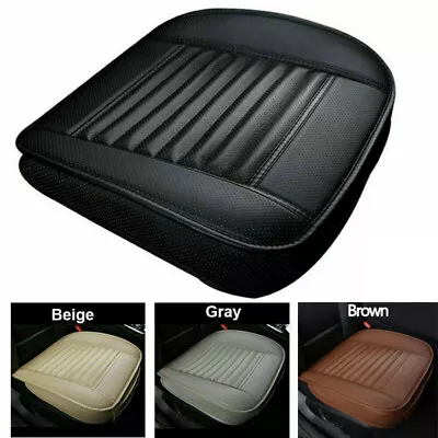 PU Leather Full Surround Front Bottom Seat Cover Chair Pad Mat Cars Trucks SUV   • £17.99