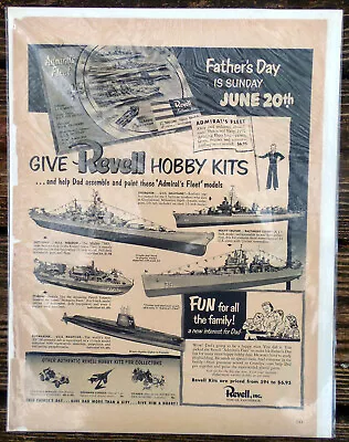 Vintage Magazine Ad B&b Revell Hobby Kits Fathers Day Models Ships 1954 Pt Boat • $9.99