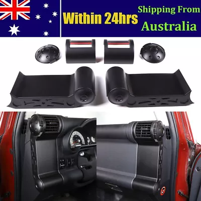 6PCS Side Air Vent Cover Trim Frame Fits Toyota FJ Cruiser 2007-2021 Matte Black • $114.99