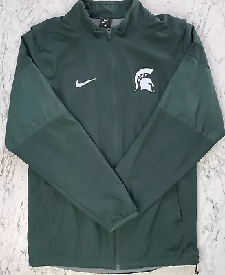 Nike Michigan State Spartans Dri-Fit Zip Jacket Mens Small • $23