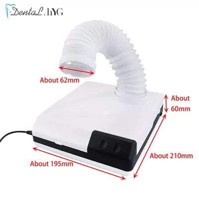 $260.14 • Buy 60 W Dental Vacuum Cleaner Dental Lab Equipment Dust Suction Machine Polishing  