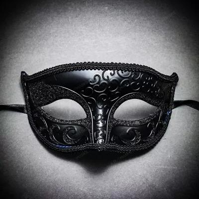 Venetian Classic Masquerade Costume Eye Mask With Glitter For Ball Prom Party • $11