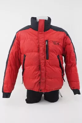 Mountain Hardwear Men's Goose Down Puffer Jacket Black/Red Size Medium  • $49.99