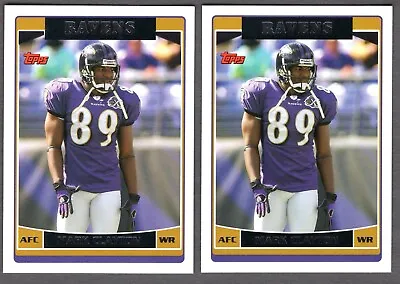 (2) 2006 Topps Mark Clayton Card #170 Lot  **nm-mt**  Baltimore Ravens • $2.99