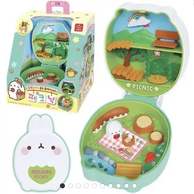 Molang Pact Picnic Figure Set In A Bag Kids Toy For Girls Gift • $34