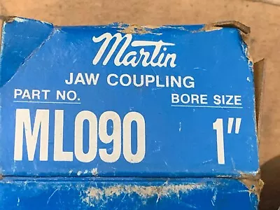 Martin  #ml090 1   Jaw Coupling (1” Bore)  F132 • $11.99