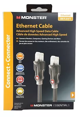 Monster Cable Net 6 Advanced High Speed Ethernet Cable - 3M - 122455-RETAIL • $7.99