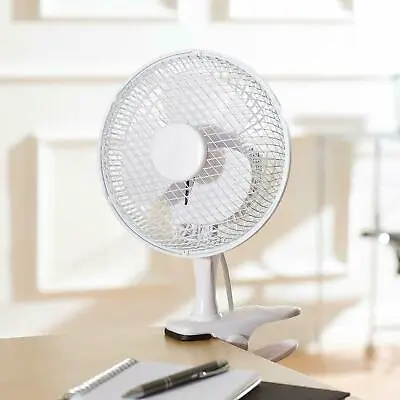 £12.99 • Buy Fine Elements 6 Inch Clip On Fan 2 Speeds Quiet Portable Air Cooling Small