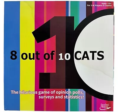 8 OUT OF 10 CATS Board Game By Rocket Games 2014 (12yrs+) ~ Complete • £9.25