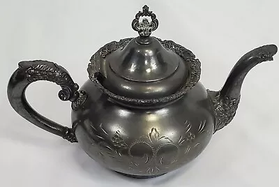 Quadruple Plate Teapot The Van Bergh S.P. Co Circa 1890s • $50