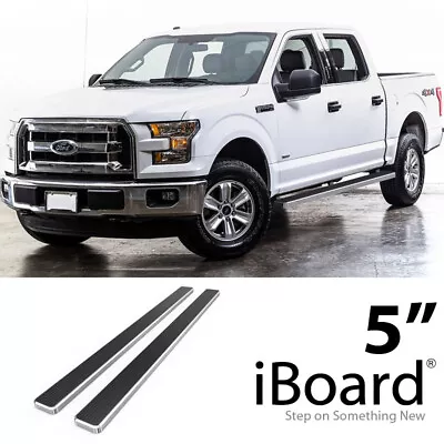 APS Polished 5 Inches Side Bar Fit 15-24 Ford F150 SuperCrew Cab & 17-24 F250 • $199