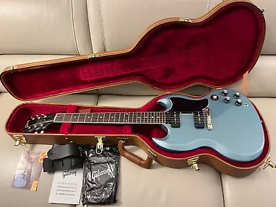 $1499 • Buy 2021 Gibson SG Special Pelham Blue W/OHSC 7.1 Lbs
