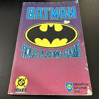 Batman Role-playing Game Mayfair Games DC Heroes Vintage 1989  • $14.99