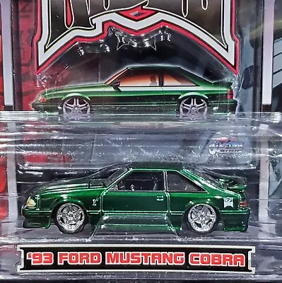 Maisto 93 1993 Ford Mustang Cobra SVT G Ridez Urban Diecast Fox Body Car Green • $59.99