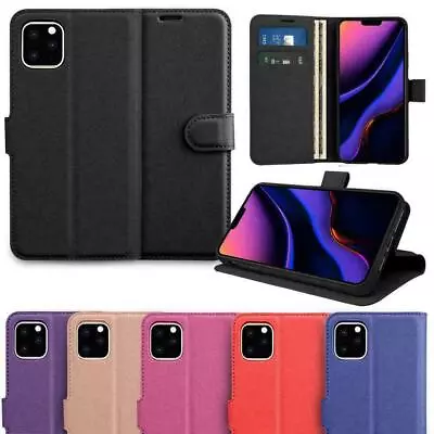 Case For IPhone 15 14 Pro Max 11 13 12 Mini 7 8Plus XR Leather Flip Wallet Cover • £5.99