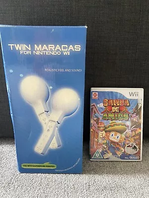 Samba De Amigo Party Game & Twin Maracas Bundle (Nintendo Wii). Tested & VGC! • £9.99