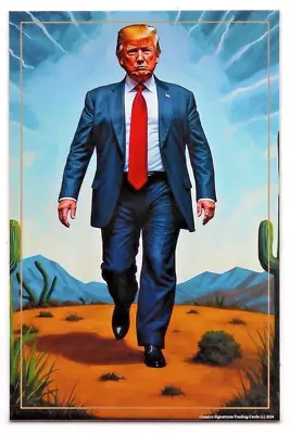 Donald Trump Masterpieces Collection Art Trading Cards Classics Signatures Aceo • £48.26