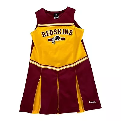 $18.95 • Buy Washington Redskins Cheerleader Outfit Girls Size XL￼ 18 Reebok NFL Rare