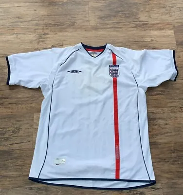 £15 • Buy England World Cup Shirt 2002 Men's XL
