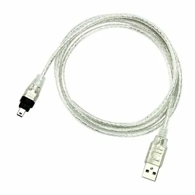 Usb To Ieee 1394 Firewire 4-pin Data Cable Edit For Canon Hd Camcorder • £5.99
