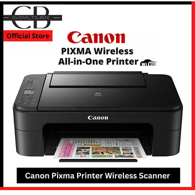 $76.85 • Buy CANON Wireless Printer Print Photo Scan Copy Document Student Home Office WIFI