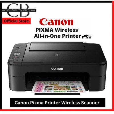 $76.85 • Buy CANON Wireless Printer Print Photo Scan Copy Document Student Home Office WIFI