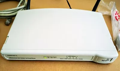 3Com Office Connect ADSL Wireless G Firewall Router Modem 54Mbps 10/100 • £1.50