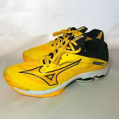 MIZUNO Volleyball Shoes WAVE LIGHTNING Z7 V1GA2200 Yellow Black Unisex NEW • $99.90