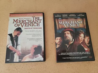 Lot Of 2 William Shakespeares The Merchant Of Venice Dvds 2004 And 2000 • $14