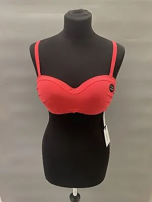 Debenhams J By Jasper Conran Bikini Top Coral Pink RRP £28 • £6.95