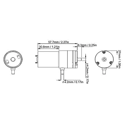 Miniature Vacuum Pump 1.5-3.2L/min Low Noise Waterproof Air Pumping CX4 • $17.59