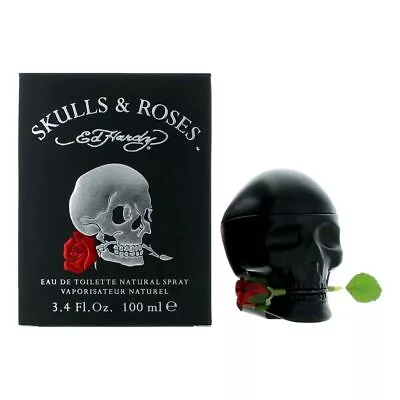 Ed Hardy Skulls And Roses By Ed Hardy 3.4 Oz Eau De Toilette Spray For Men • $47.47