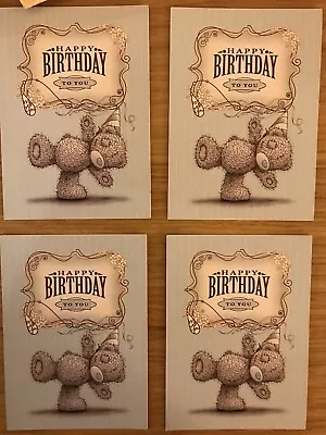 £2.15 • Buy 4 X Tatty Teddy Happy Birthday Card Toppers /sentiments/card Making - (PACK 131)