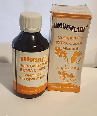 RHODESCLAIR Collagen 125ml Oil Vitamin E - 100% Original Plant • $40