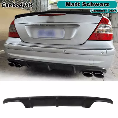 Matte Black Rear Diffuser Diffuser Rear Apron Spoiler For Mercedes W211 E55 AMG • $229.92