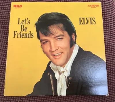 Elvis Presley Lp Cas-2408 Let’s Be Friends Shrink Rare Rigid Vinyl Orig Blue Lbl • $24.99