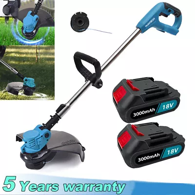 Cordless Strimmer Grass Trimmer Garden Edger For Makita DUR181Z LXT 18v Battery • £36.99