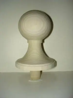 Wood Finial Unfinished For Bed Or Furniture  Finial #64 • $16.95