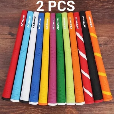 2Pcs Golf Grips Universal Rubber Iomic Sticky 2.3 Anti-Slip 11 Colors Club Grip • $12.48