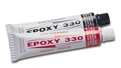 Jewelers 2 Part Epoxy 330 Glue Water Clear Bonding Gem Jewelry Cement Adhesive • $12.65