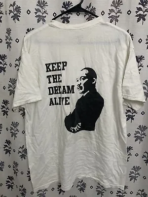 Vintage Martin Luther King Mlk T Shirt Double Sided Size XL • $5