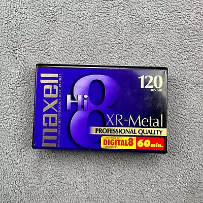 Maxell Camcorder Video HI 8 MM Sony Digital 8 XR-Metal Professional 60min Sealed • $3.99