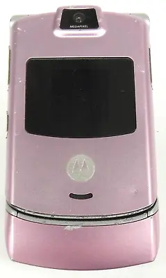 Motorola RAZR V3m - Pink And Silver ( Verizon ) Very Rare Cellular Flip Phone • $80.74