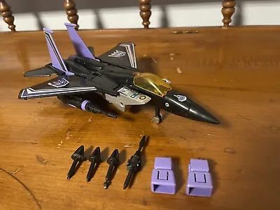 Transformers G1 Decepticon Seeker SKYWARP F-15 Jet Complete Hasbro Takara 1984 • $189.95