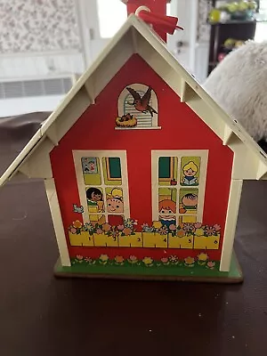 Vintage Fisher Price Little People Play Family School House • $18